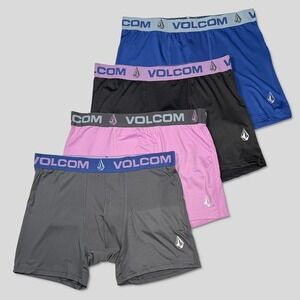 Volcom Boxer Briefs / Underwear - NEW Mens Large Multicolor 4-Pack - #49557-K2